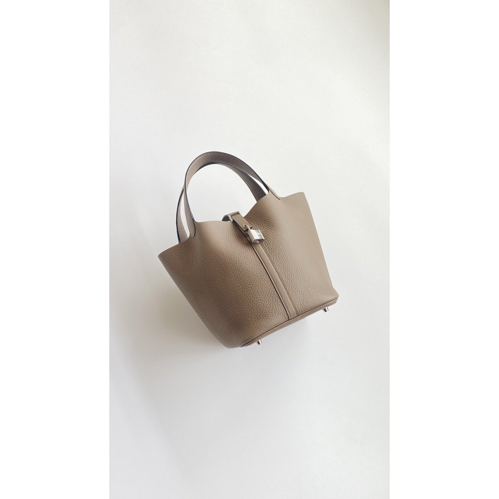 Hermès Picotin Lock Bag 18cm – Asphalt Gray Hermès Picotin Lock Bag 18cm – Asphalt Gray