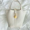 Hermès Picotin Lock Bag 18cm – Milkshake White