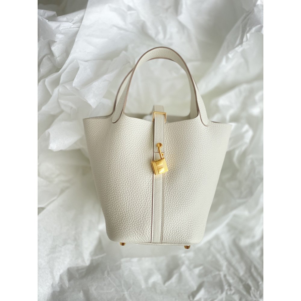 Hermès Picotin Lock Bag 18cm – Milkshake White Hermès Picotin Lock Bag 18cm – Milkshake White