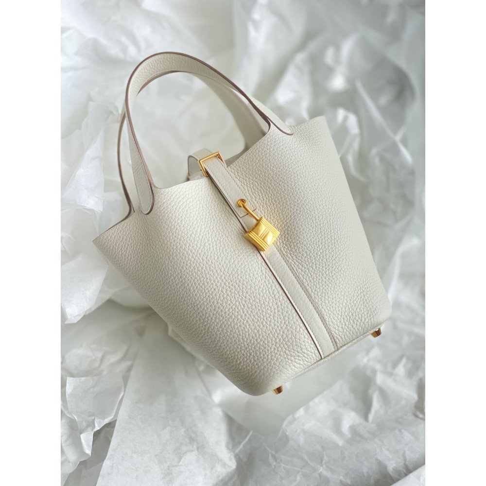 Hermès Picotin Lock Bag 18cm – Milkshake White Hermès Picotin Lock Bag 18cm – Milkshake White