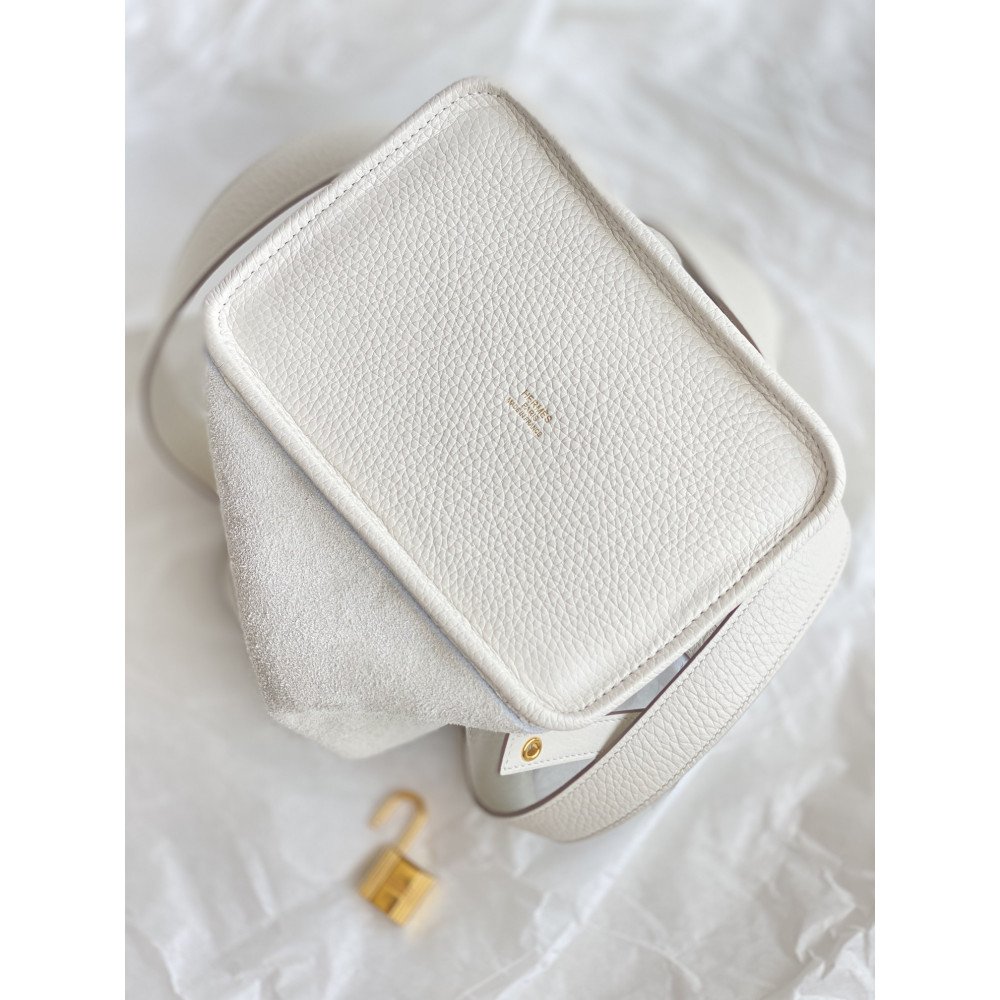 Hermès Picotin Lock Bag 18cm – Milkshake White Hermès Picotin Lock Bag 18cm – Milkshake White