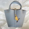 Hermès Picotin Lock Bag 18cm – Seagull Gray