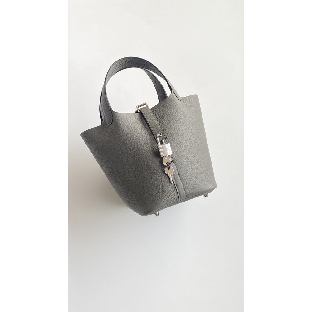 Hermès Picotin Lock Bag 18cm – Thunderhead Gray Hermès Picotin Lock Bag 18cm – Thunderhead Gray