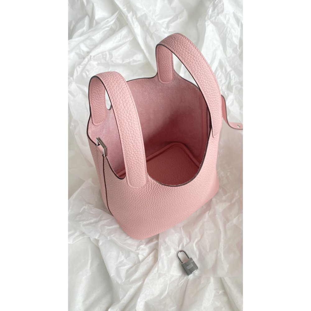 Hermès Picotin Lock Bag 18cm – 3Q Sakura Pink! Hermès Picotin Lock Bag 18cm – 3Q Sakura Pink!