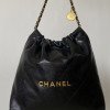 Chanel 24B New Arrival – Black Caviar Calfskin 22 Bag