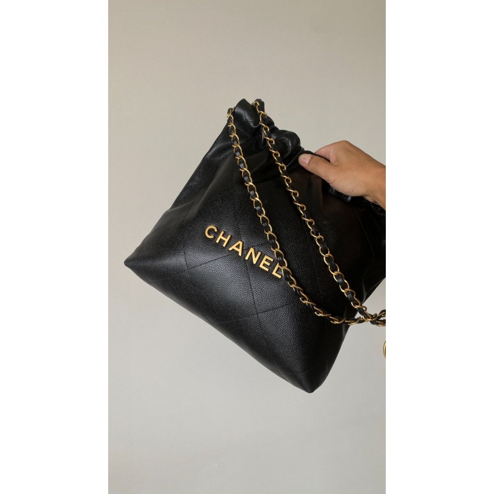 Chanel 24B New Arrival – Black Caviar Calfskin 22 Bag Chanel 24B New Arrival – Black Caviar Calfskin 22 Bag