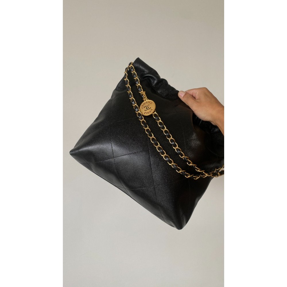 Chanel 24B New Arrival – Black Caviar Calfskin 22 Bag Chanel 24B New Arrival – Black Caviar Calfskin 22 Bag