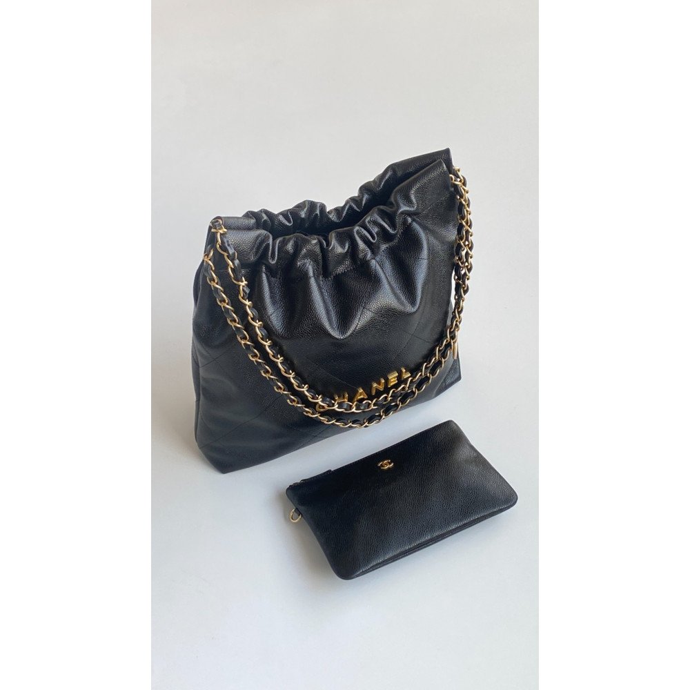 Chanel 24B New Arrival – Black Caviar Calfskin 22 Bag Chanel 24B New Arrival – Black Caviar Calfskin 22 Bag