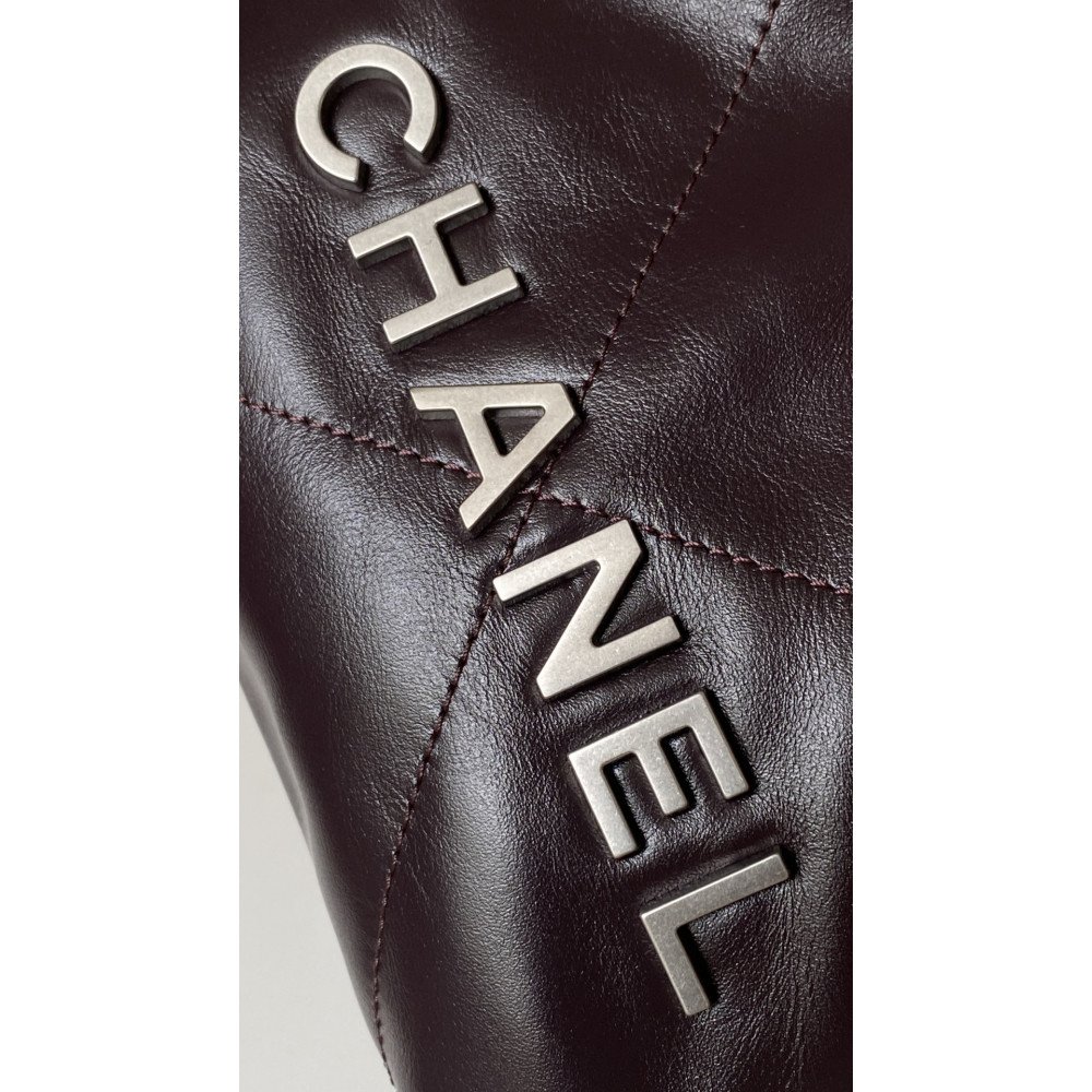 Chanel 23C chocolate brown mini 22Bag, Chanel 23C chocolate brown mini 22Bag,