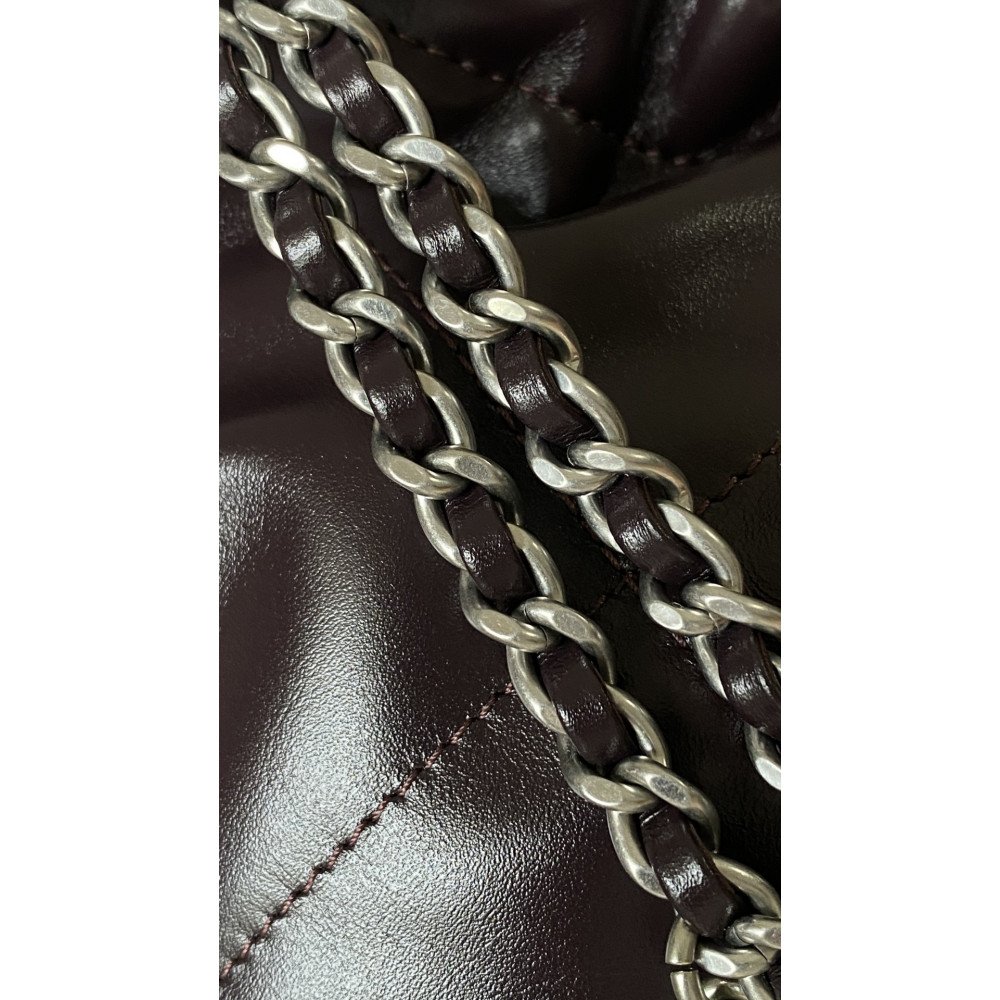 Chanel 23C chocolate brown mini 22Bag, Chanel 23C chocolate brown mini 22Bag,