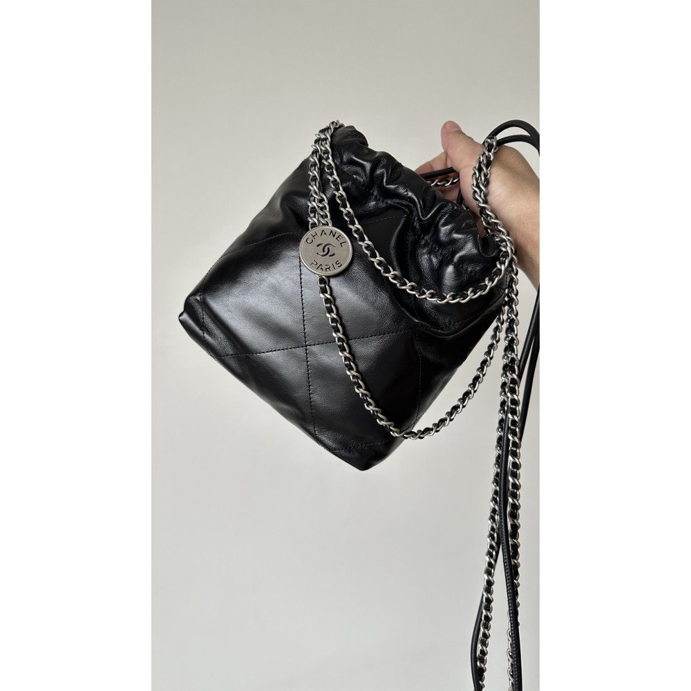Chanel 23C black mini 22Bag, 