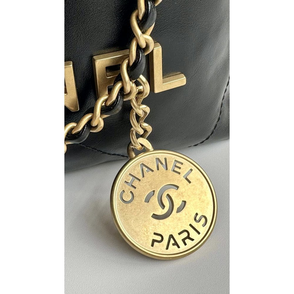 Chanel 23C black mini 22Bag, Chanel 23C black mini 22Bag,
