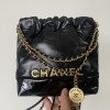Chanel 24SS latest color-blocked mini 22Bag