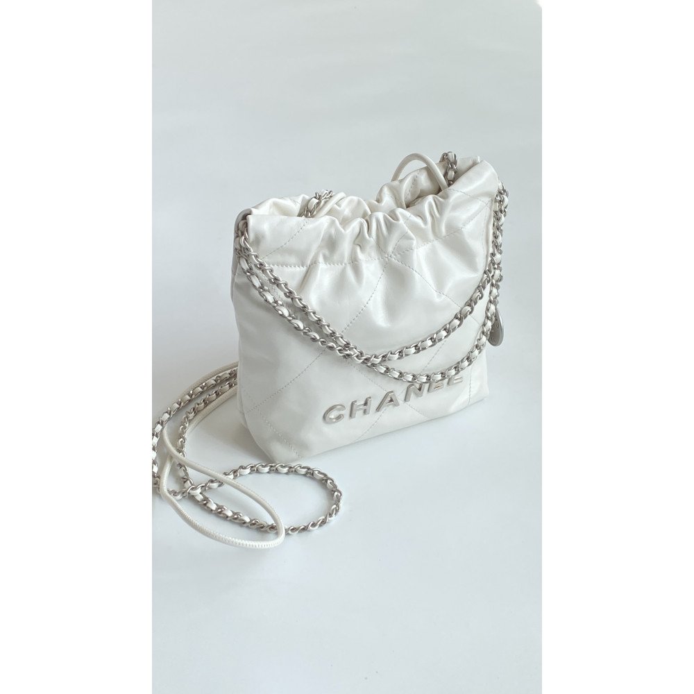Chanel 23C white mini 22Bag, Chanel 23C white mini 22Bag,