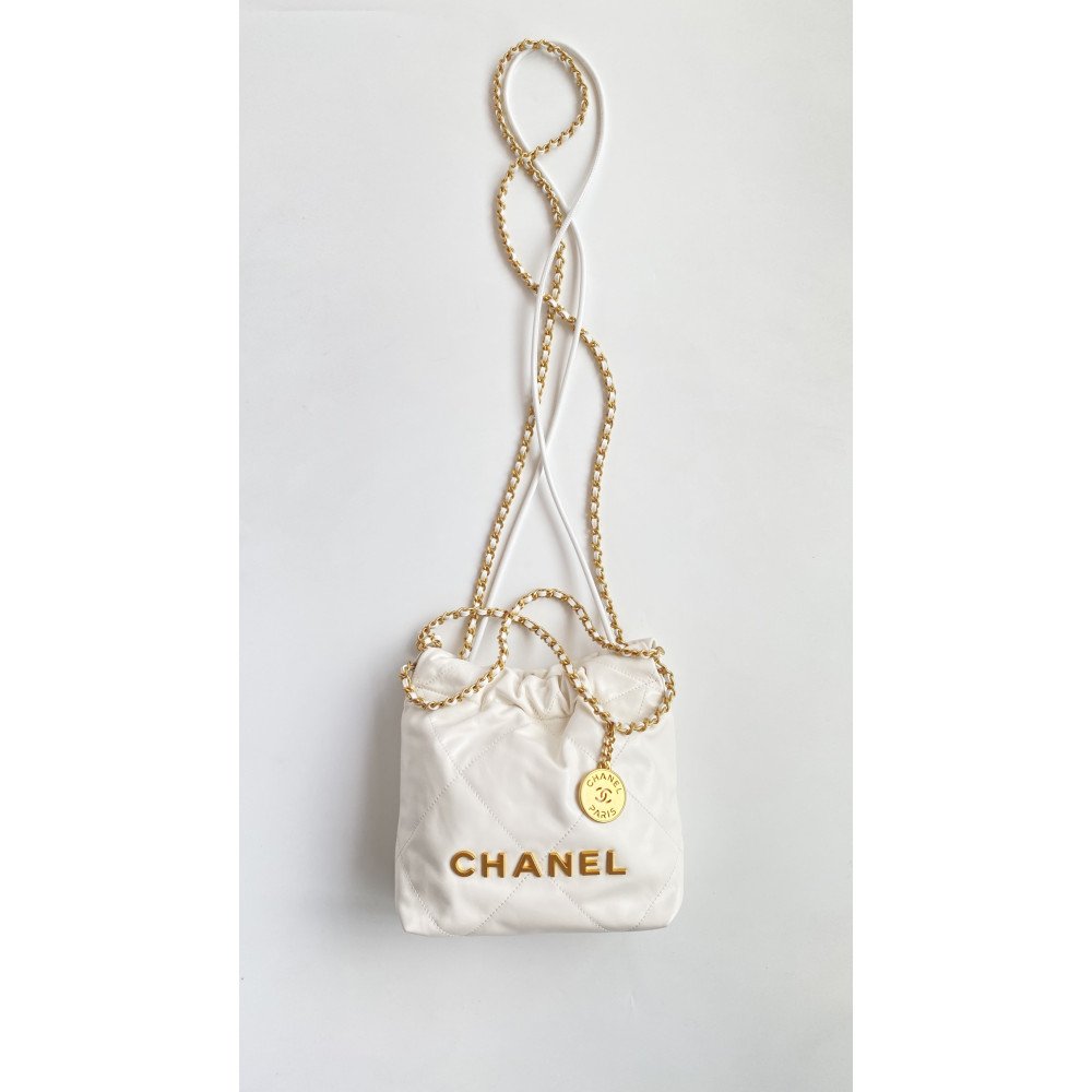 Chanel 23C white mini 22Bag Chanel 23C white mini 22Bag
