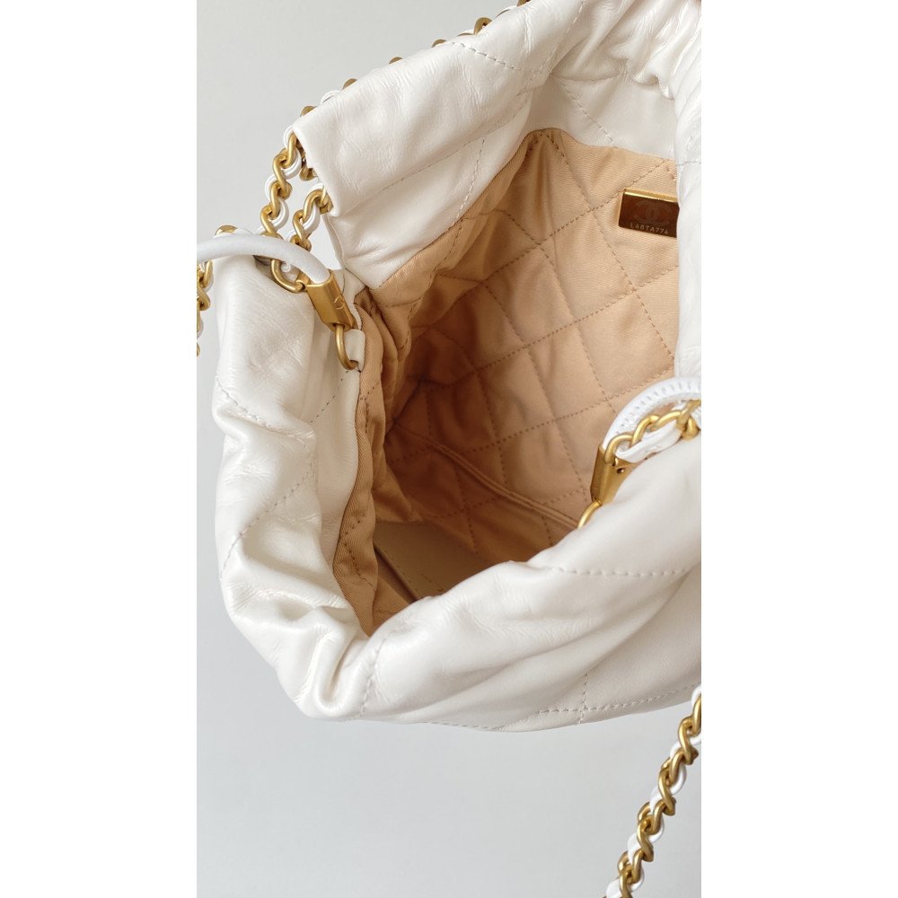Chanel 23C white mini 22Bag Chanel 23C white mini 22Bag