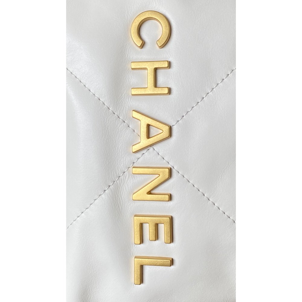Chanel 23C white mini 22Bag Chanel 23C white mini 22Bag