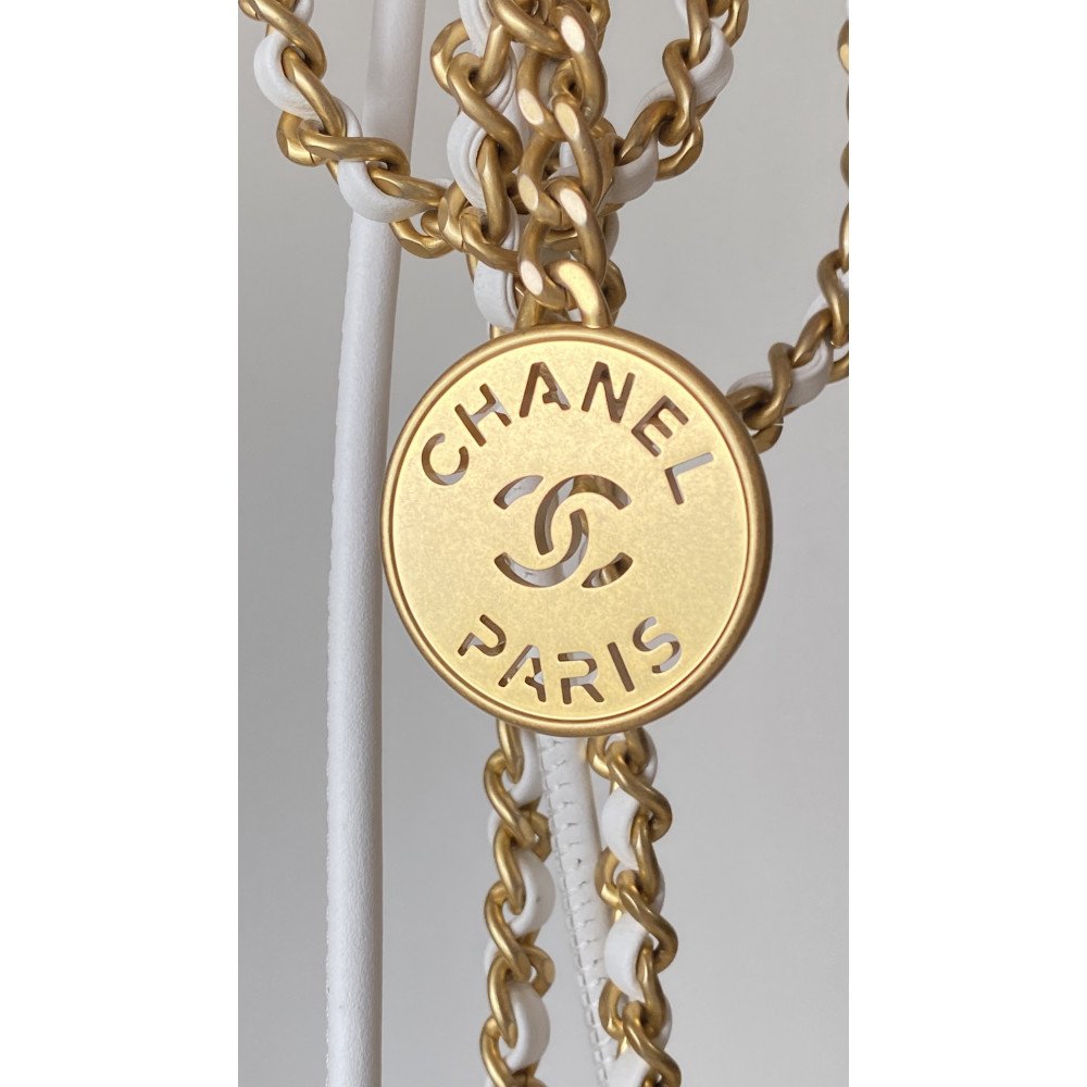 Chanel 23C white mini 22Bag Chanel 23C white mini 22Bag