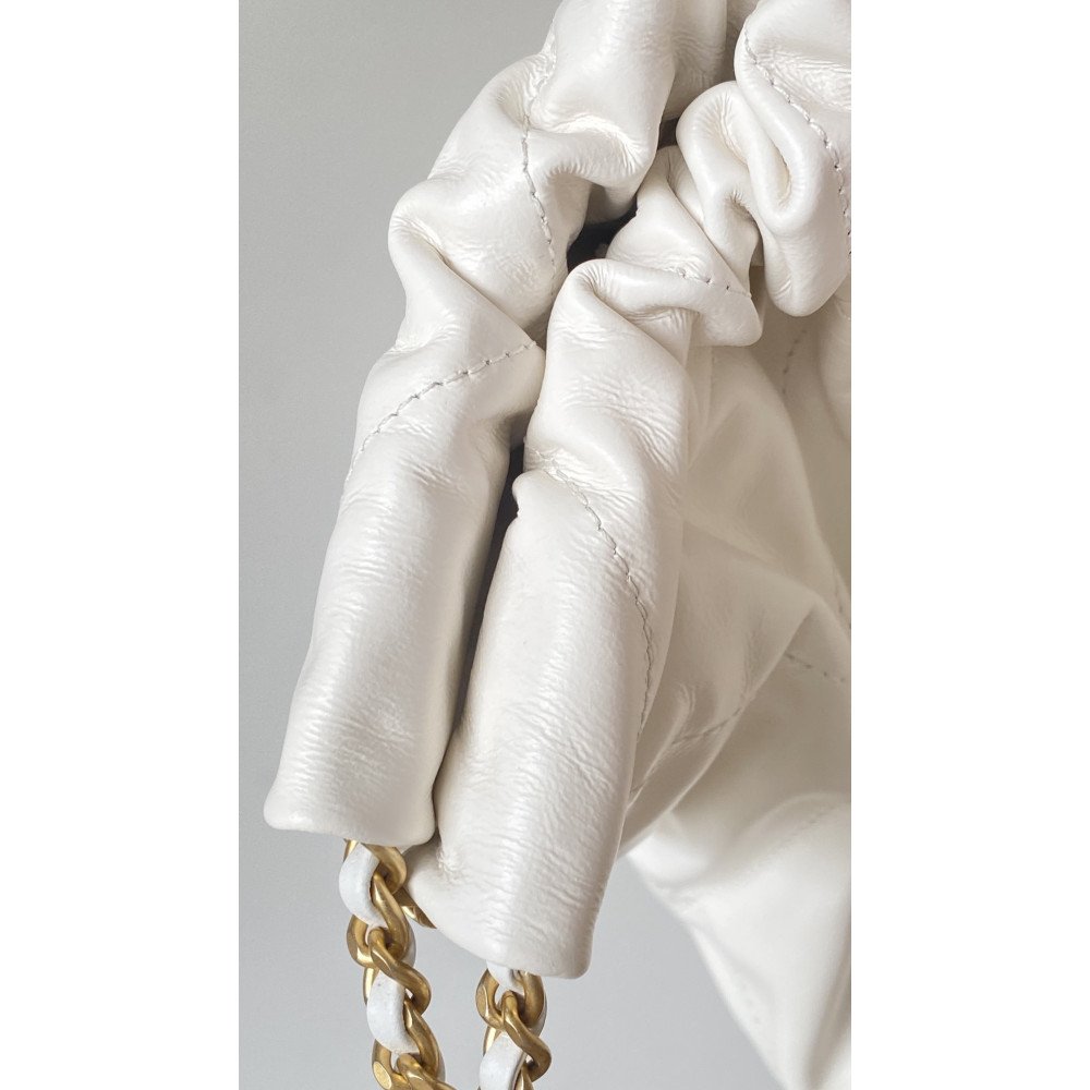 Chanel 23C white mini 22Bag Chanel 23C white mini 22Bag