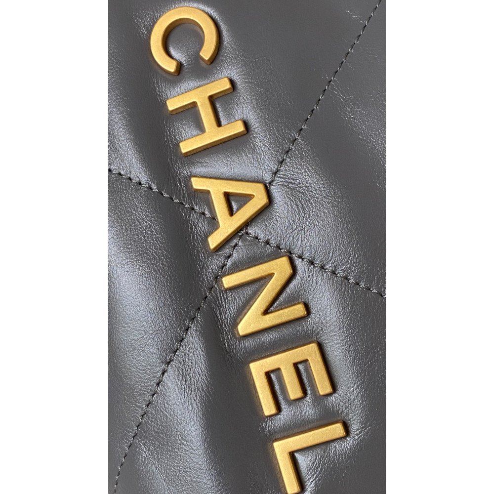 Chanel 23C dark gray mini 22Bag, Chanel 23C dark gray mini 22Bag,
