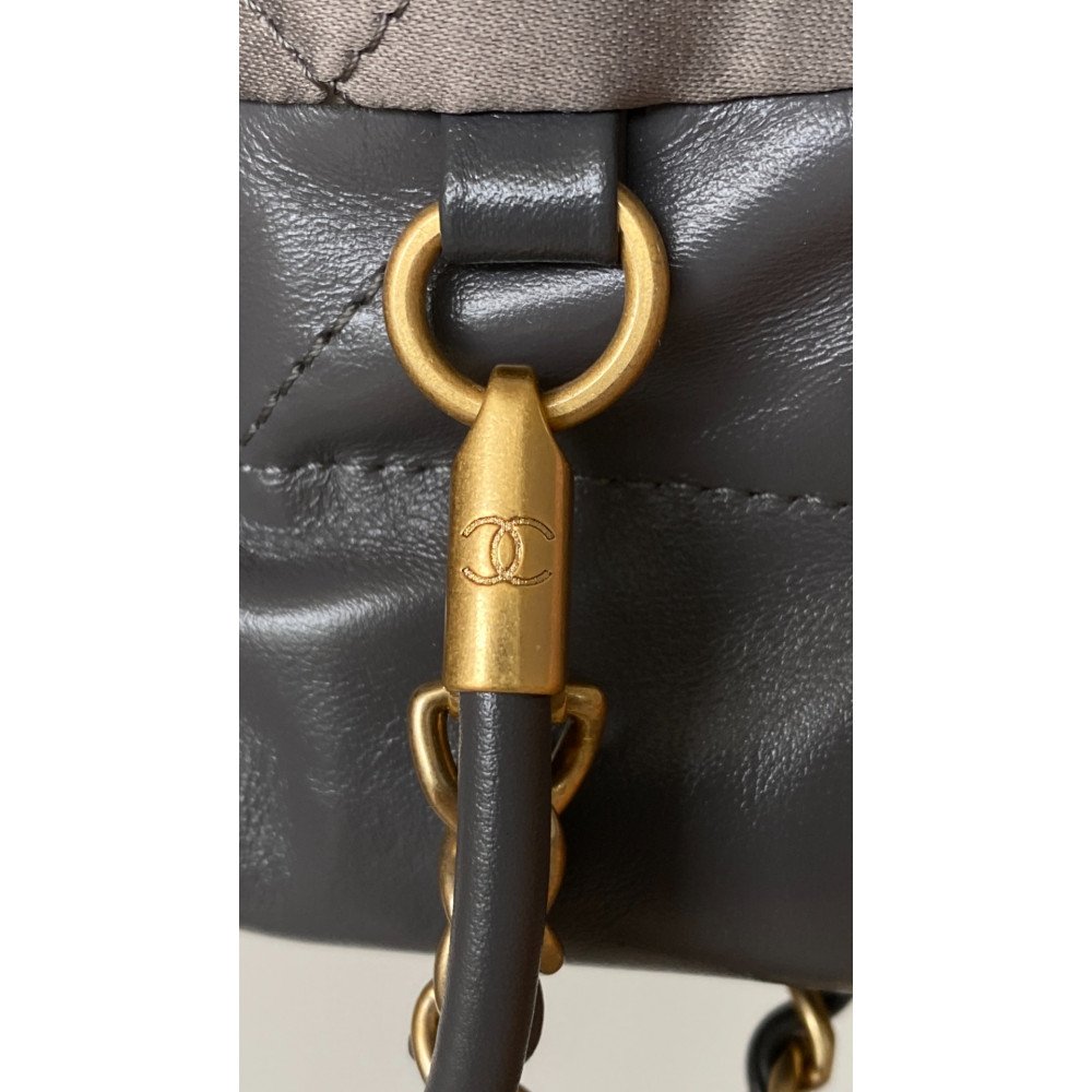Chanel 23C dark gray mini 22Bag, Chanel 23C dark gray mini 22Bag,