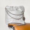 Chanel 23C light gray mini 22Bag