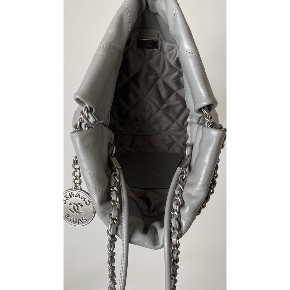 Chanel 23C light gray mini 22Bag Chanel 23C light gray mini 22Bag