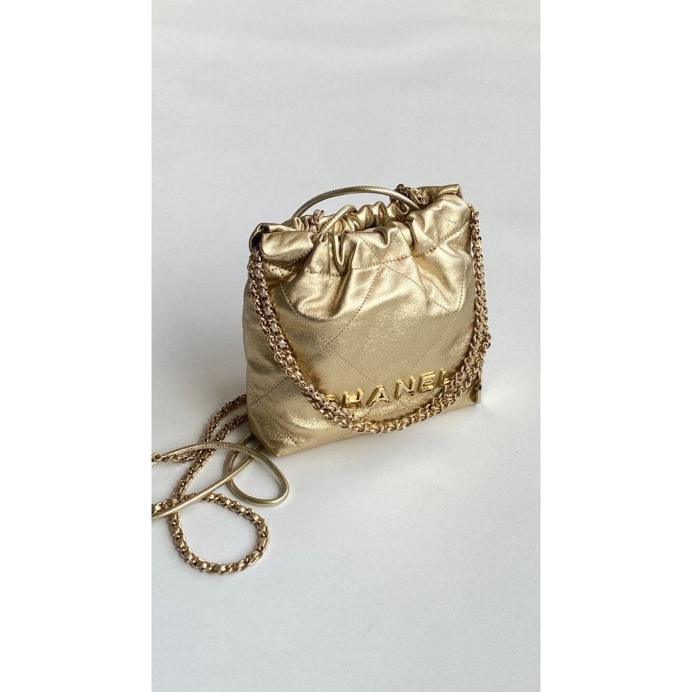 Chanel 24B limited color gold mini 22Bag! Chanel 24B limited color gold mini 22Bag!