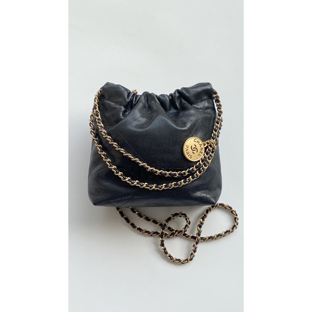 Chanel 23K limited color black mini 22Bag Chanel 23K limited color black mini 22Bag