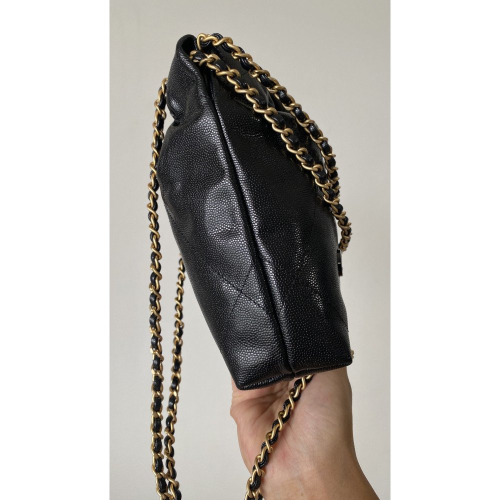 Chanel 23K limited color black mini 22Bag Chanel 23K limited color black mini 22Bag
