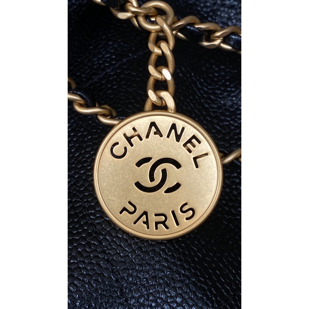 Chanel 23K limited color black mini 22Bag Chanel 23K limited color black mini 22Bag