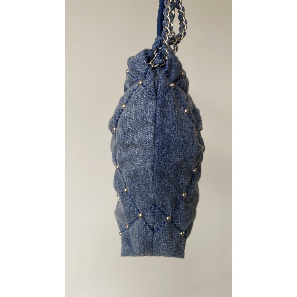 Chanel 25S mini 22Bag "denim nailhead denim" Chanel 25S mini 22Bag "denim nailhead denim"