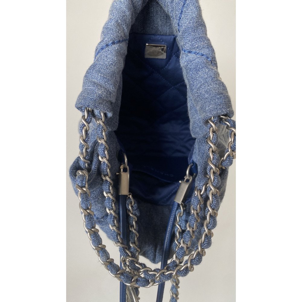 Chanel 25S mini 22Bag "denim nailhead denim" Chanel 25S mini 22Bag "denim nailhead denim"