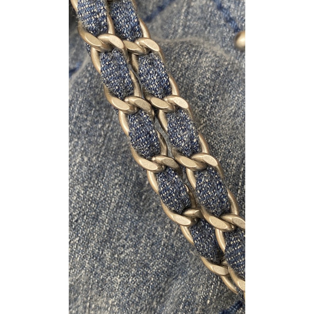 Chanel 25S mini 22Bag "denim nailhead denim" Chanel 25S mini 22Bag "denim nailhead denim"