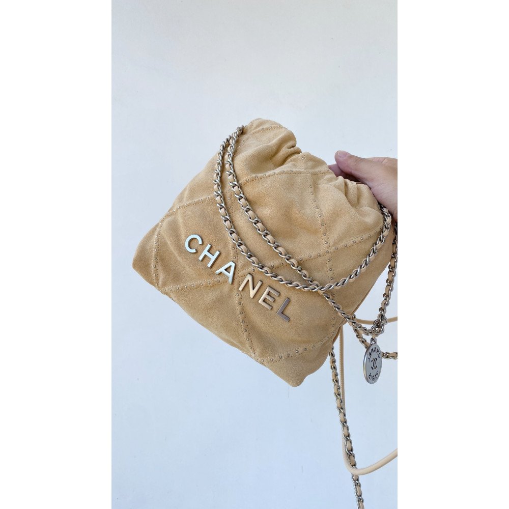 Chanel 25S mini 22Bag in apricot color Chanel 25S mini 22Bag in apricot color