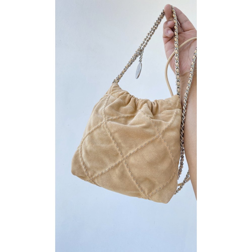 Chanel 25S mini 22Bag in apricot color Chanel 25S mini 22Bag in apricot color
