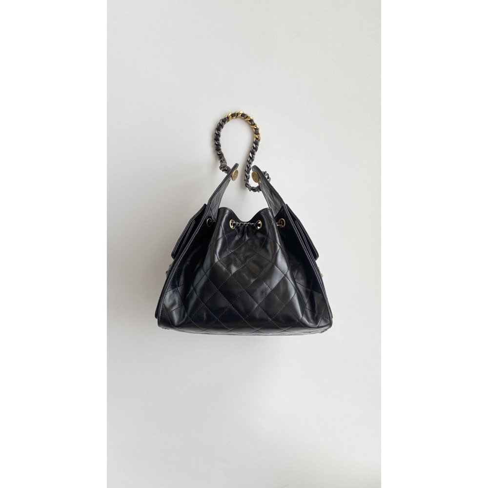 Chanel 25B Bag Small "Gold and Silver Chain" Hobo Boho Bag Chanel 25B Bag Small "Gold and Silver Chain" Hobo Boho Bag