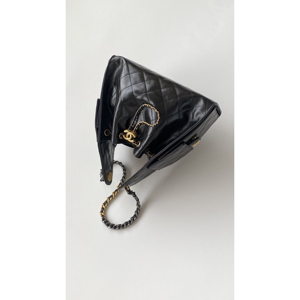 Chanel 25B Bag Small "Gold and Silver Chain" Hobo Boho Bag Chanel 25B Bag Small "Gold and Silver Chain" Hobo Boho Bag