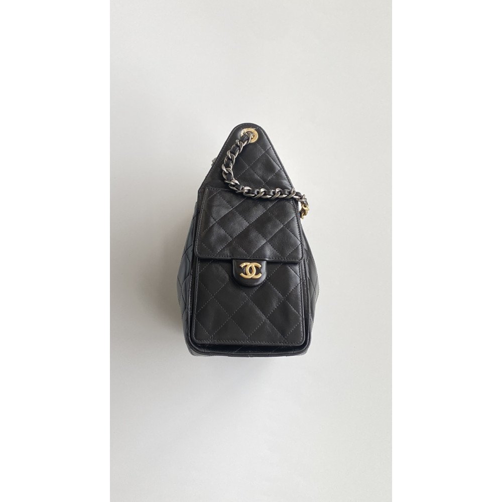 Chanel 25B Bag Small "Gold and Silver Chain" Hobo Boho Bag Chanel 25B Bag Small "Gold and Silver Chain" Hobo Boho Bag