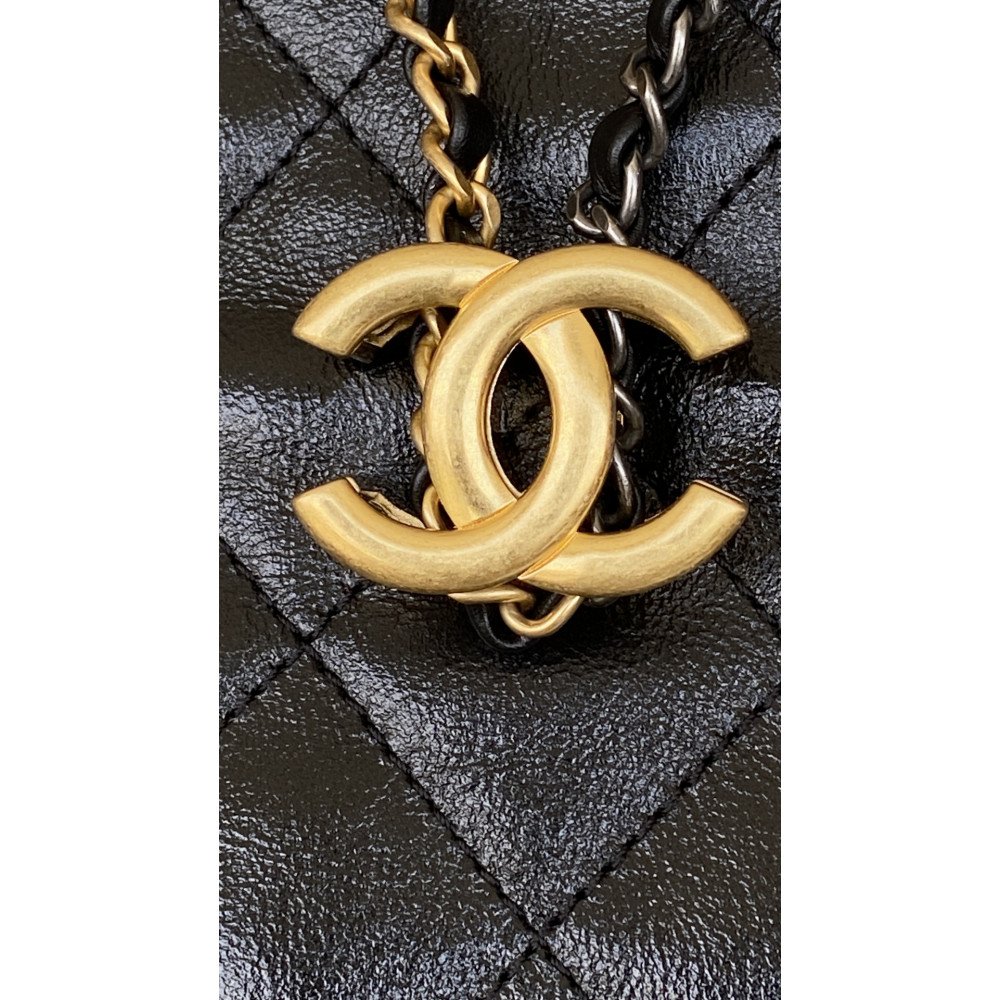 Chanel 25B Bag Medium "Gold and Silver Chain" Hobo Boho Bag Chanel 25B Bag Medium "Gold and Silver Chain" Hobo Boho Bag
