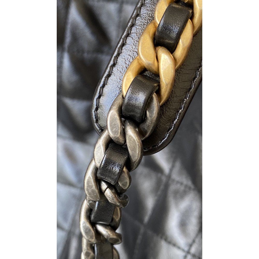 Chanel 25B Bag Medium "Gold and Silver Chain" Hobo Boho Bag Chanel 25B Bag Medium "Gold and Silver Chain" Hobo Boho Bag
