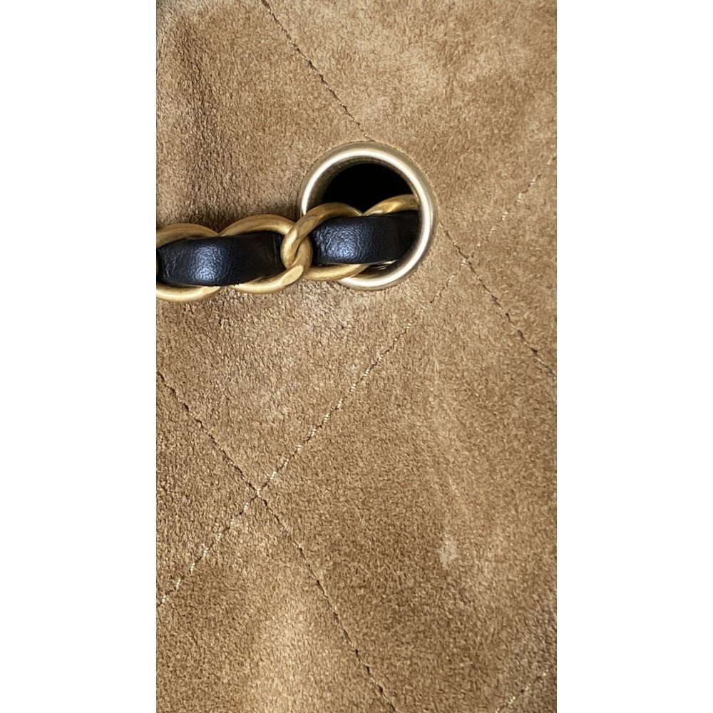 Chanel 25A large color-blocked shopping bag Chanel 25A large color-blocked shopping bag