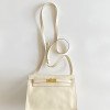 Hermès Kelly Danse "Milkshake White" classic dancing bag
