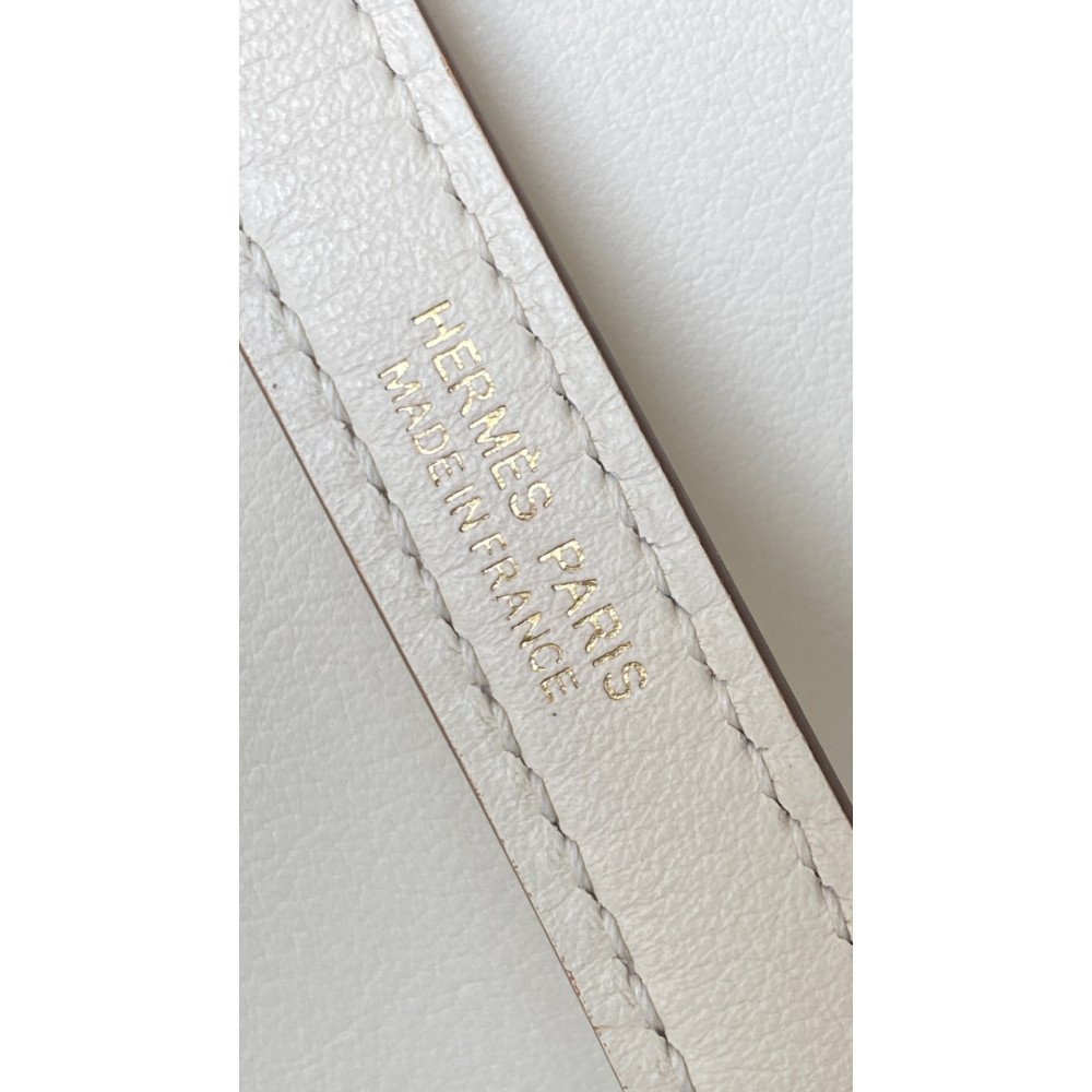 Hermès Kelly Danse "Milkshake White" classic dancing bag Hermès Kelly Danse "Milkshake White" classic dancing bag